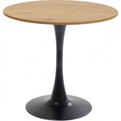 Table Schickeria Oak Black Ø80cm